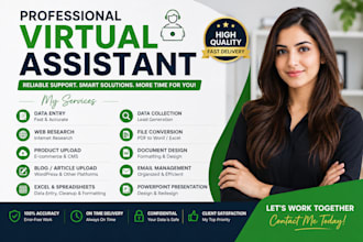 be your ecommerce virtual assistant, personal virtual assistant, VA