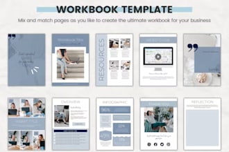 design canva ebook, workbook, lead magnet and PDF layout