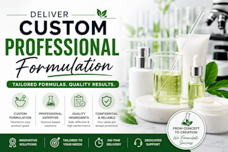 deliver custom professional formulation
