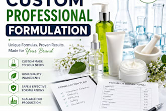 deliver custom professional formulation