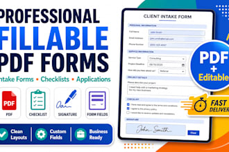 create a fillable, interactive and customized PDF form