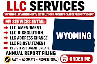 do llc amendment, llc dissolution, address change and llc reinstatement