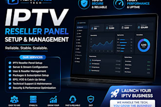 configure your reseller panel professionally with  technical setup