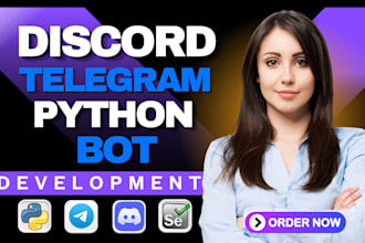 build custom discord telegram trading bot web scraping automation