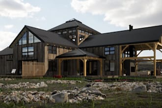 do adu jadu timber frame house cabin barndominium