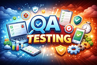 do website, mobile app QA testing, usability, and user experience
