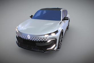 do 3d car modeling, rc car model, vehicle render, police car 3d rendering car