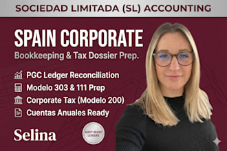 do bookkeeping and tax preparation for spanish companies