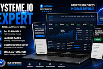 france systeme io expert sales funnel online course booking website landing page