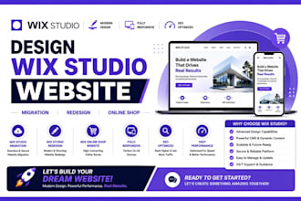 design wix studio website migration wix studio redesign wix online shop website