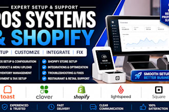 setup toast clover shopify lightspeed and square pos