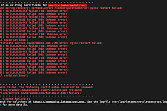 fix any linux servers errors