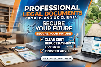 prepare professional legal documents for US and UK individuals and businesses