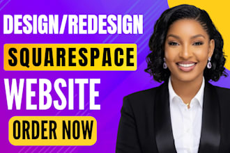 design and build custom squarespace website redesign squarespace website design