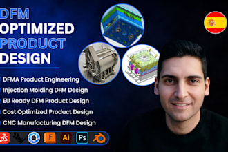 provide dfm engineering for spanish injection molding and cnc manufacturing
