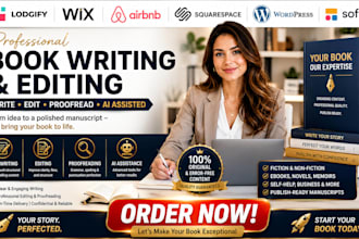 write, edit and proofread your book professionally with ai assistance