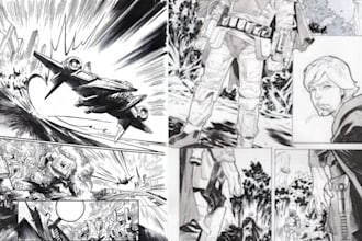 ilustración de cómics, novela gráfica, tiras cómicas, artista cómics tiracomica