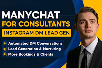 build manychat instagram dm lead gen for consultants