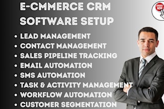 setup ecommerce salesforce hubspot CRM zoho CRM gohighlevel pipedrive freshsales