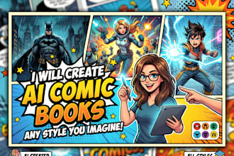 create ai comic book, any style