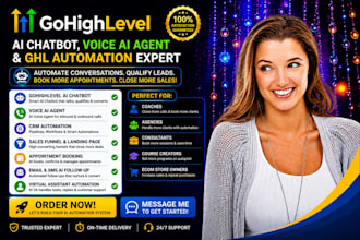 setup gohighlevel ai chatbot, go highlevel voice ai agent, and ghl VA automation