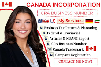 register your canada corporation and prepare incorporation documents