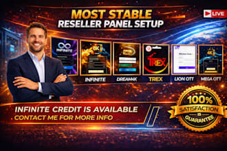 setup and optimize strong8k, dream4k, and mega ott panels, pro max, server