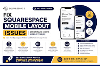 fix squarespace mobile layout issues design fluid engine mobile version