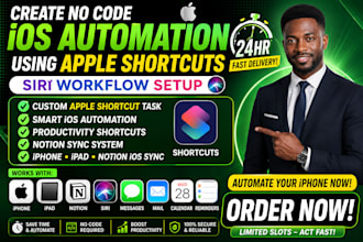 create no code iso automation using apple shortcuts siri workflow setup