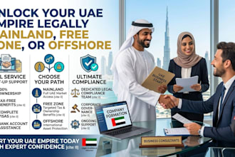 register your uae company legally mainland, freezone, or offshore