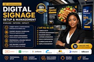 digital signage yodeck billboard optisigns jotforms reach screencloud displai