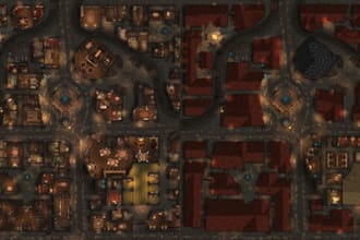 create custom dnd battle map, fantasy rpg map, dungeon map, tabletop battlemaps