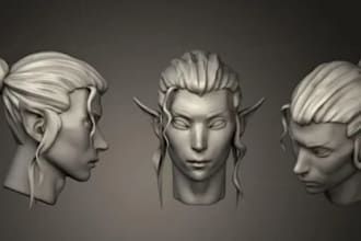 2d 3d model rig fix sculpt 52 arkit blendshape blender cc4 c4d zbrush cc5