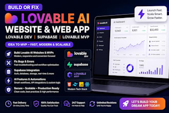 build or fix lovable ai lovable website lovable dev supabass lovable mvp webapp