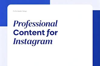 social media manager, edit photos, write posts for instagram