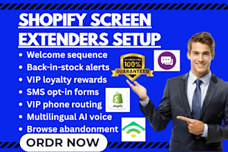 setup klaviyo automated flows and ai phone dialer for your shopify business