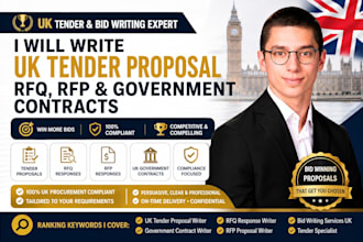 write UK tender proposal rfq rfp government contract