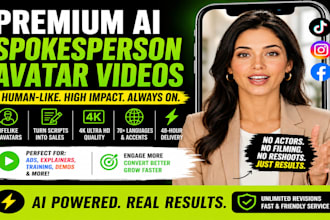 do realistic ai avatar video  ai avatar design ai spokesperson