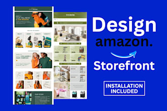 design amazon storefront, amazon storefront design, amazon brand store design