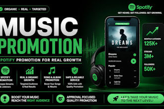 do professional spotify music promotion, spotify music track promotion