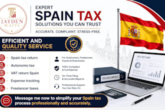 assist autonomo tax return income expense tracking