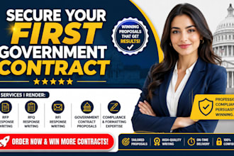 write winning bid proposals for rfp rfq rfi government contracts