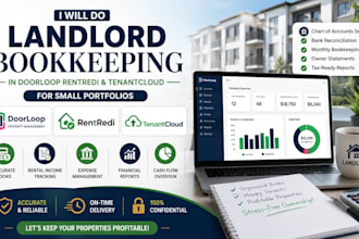 do landlord bookkeeping in doorloop rentredi and tenantcloud for small portfolio