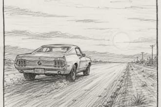 create cinematic storyboard art