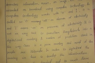 write anything with my beautiful handwriting