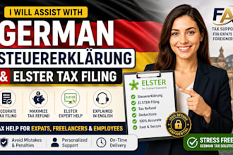 assist with german steuererklarung and elster tax filing