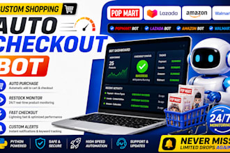 auto checkout bot lazada bot auto purchase bot shopping bot walmart bot pokemon
