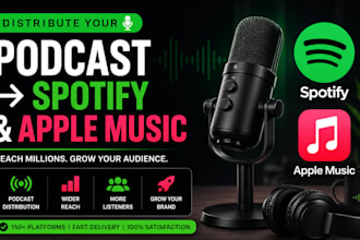 distribute your podcast on spotify and apple music
