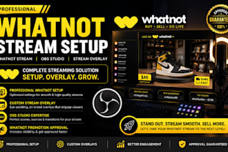 setup lag free whatnot stream  for smooth live selling sessions