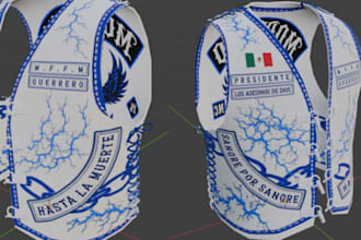 create fivem kuttes custom fivem clothing kuttes mc mc vest biker clothing